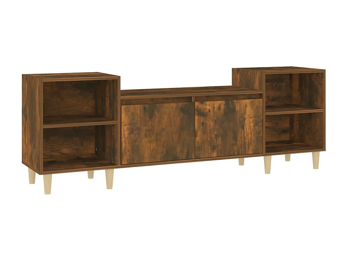 Grylis Tv-meubel 160x35x55 cm bewerkt hout gerookt eikenkleurig