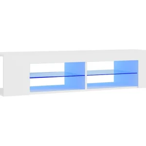 Henryetta Tv-meubel met LED-verlichting 135x39x30 cm wit Henryetta Tv-meubel met LED-verlichting 135x39x30 cm wit