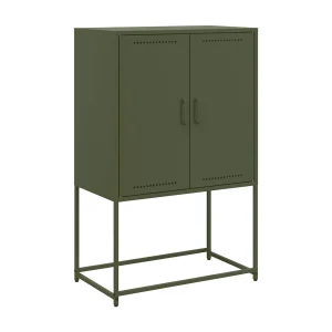 Hampden  Tv-meubel 68x39x60,5 cm staal olijfgroen