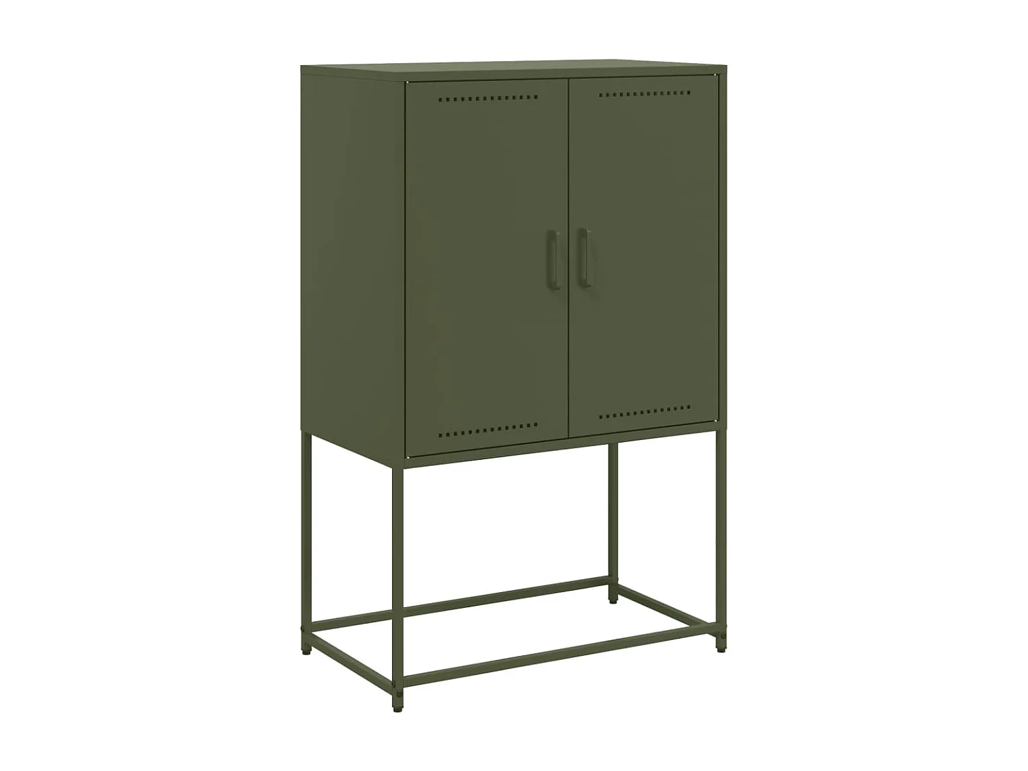 Hampden Tv-meubel 68x39x60,5 cm staal olijfgroen