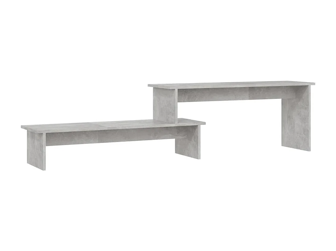 Gritnir Tv-meubel 180x30x43 cm bewerkt hout betongrijs