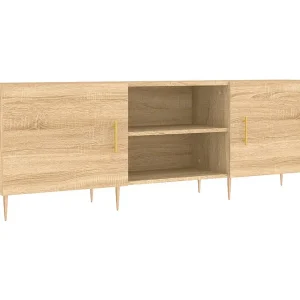 Hermanni Tv-meubel 150x30x50 cm bewerkt hout sonoma eikenkleurig Hermanni Tv-meubel 150x30x50 cm bewerkt hout sonoma eikenkleurig