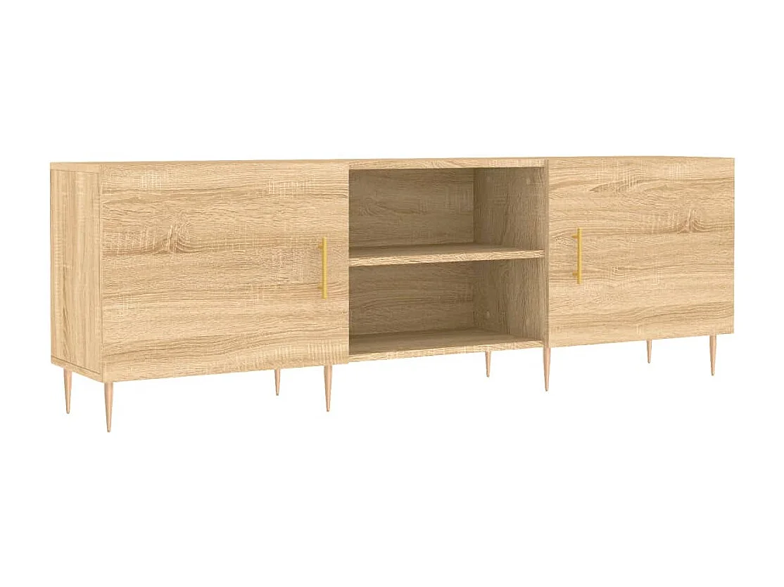 Hermanni Tv-meubel 150x30x50 cm bewerkt hout sonoma eikenkleurig