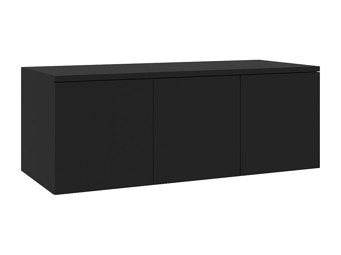 Hetty Tv-meubel 80x34x30 cm bewerkt hout zwart