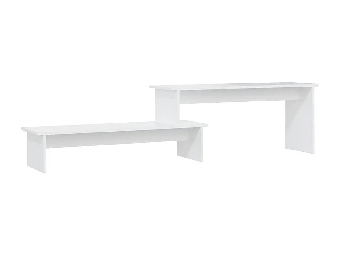 Gritnir Tv-meubel 180x30x43 cm bewerkt hout wit