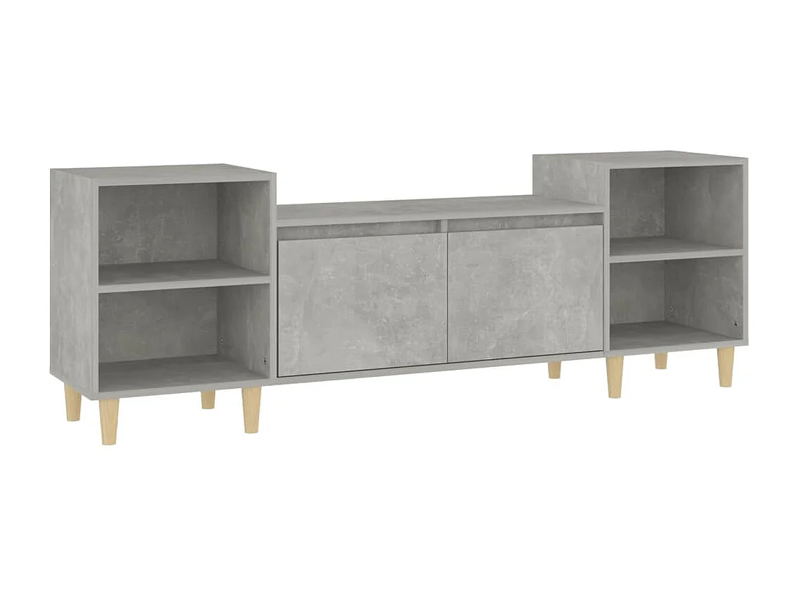 Grylis Tv-meubel 160x35x55 cm bewerkt hout betongrijs