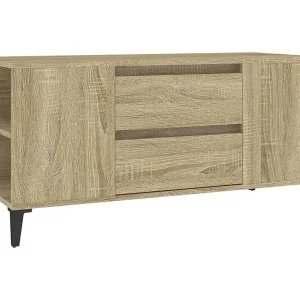 Hermiston  Tv-meubel 102×44,5×50 cm bewerkt hout sonoma eikenkleurig