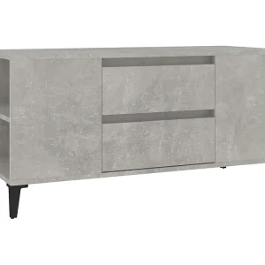 Hermiston Tv-meubel 102×44,5×50 cm bewerkt hout betongrijs Hermiston Tv-meubel 102×44,5×50 cm bewerkt hout betongrijs