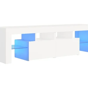 Hayo Tv-meubel met LED-verlichting 140×36,5×40 cm wit Hayo Tv-meubel met LED-verlichting 140×36,5×40 cm wit