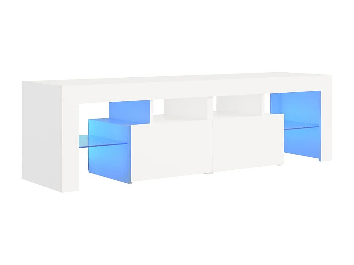 Hayo Tv-meubel met LED-verlichting 140x36,5x40 cm wit