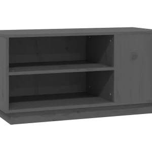 Harry Dean Tv-meubel 80x35x40,5 cm massief grenenhout grijs Harry Dean Tv-meubel 80x35x40,5 cm massief grenenhout grijs