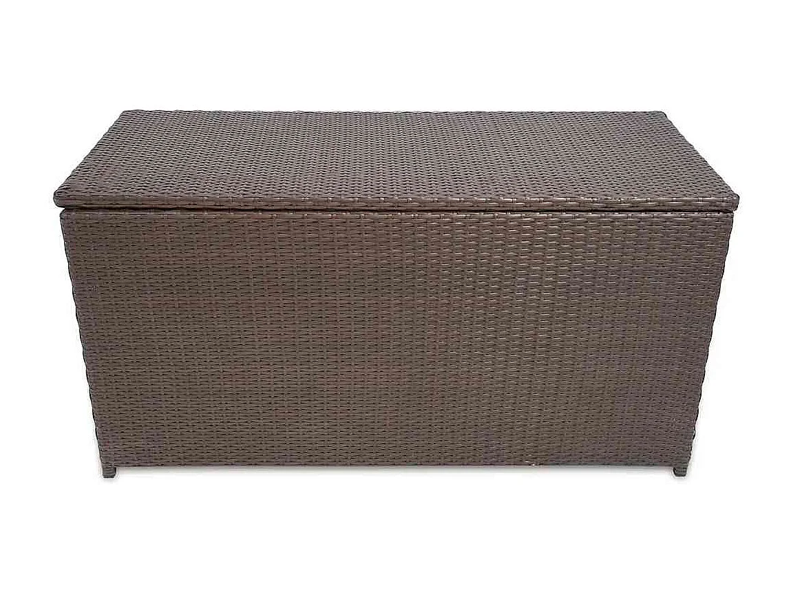 Gryris Tuinbox 120x50x60 cm poly rattan bruin