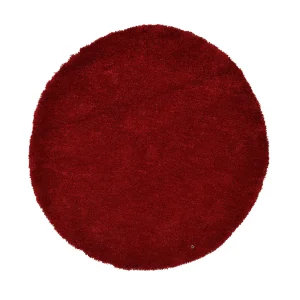 Handgetuft shaggy tapijt 100×100 cm rood Cozy Handgetuft shaggy tapijt 100×100 cm rood Cozy