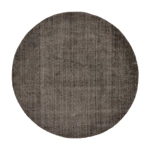Gestreepte UNI-tapijt van viscose en wol 190×190 cm antraciet Venus Gestreepte UNI-tapijt van viscose en wol 190×190 cm antraciet Venus