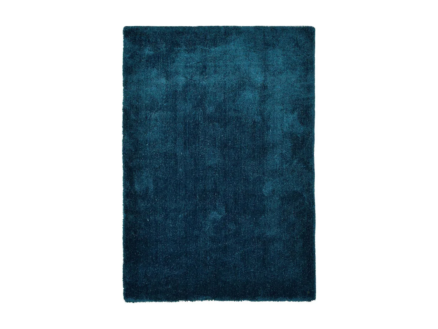Handgetuft shaggy tapijt 65x135 cm petrol Cozy