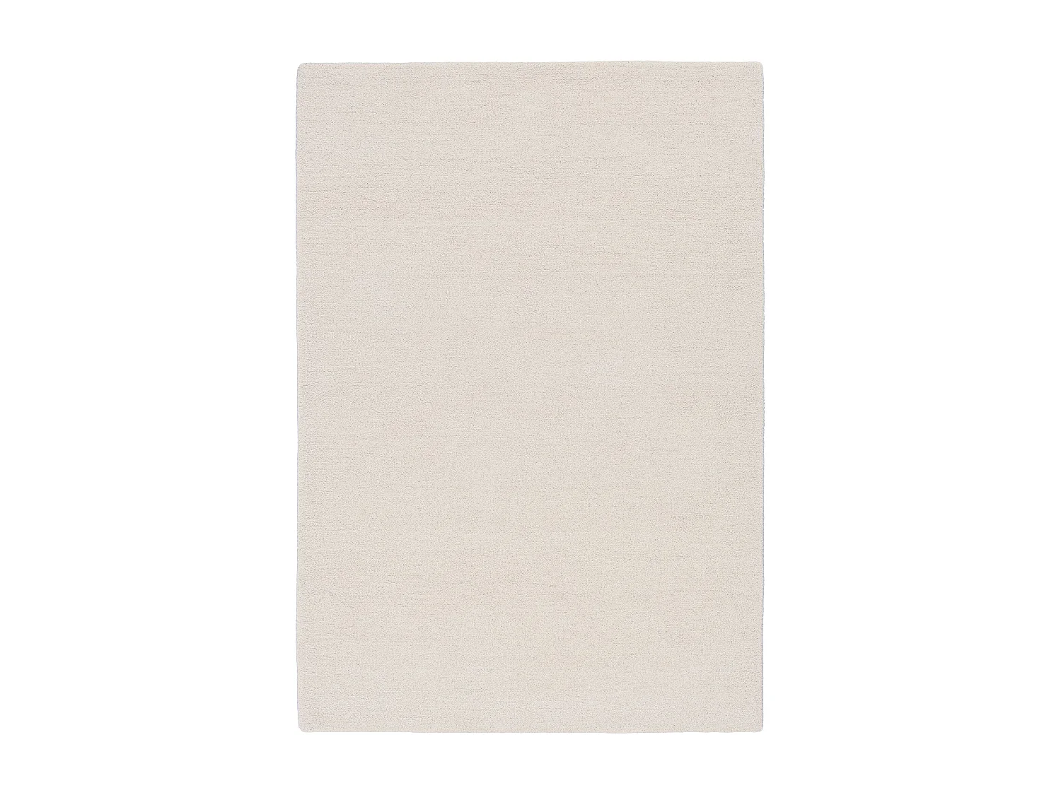 Handgetuft wollen tapijt in Berberse stijl 60x90 cm natuurlijk wit Royal Berber
