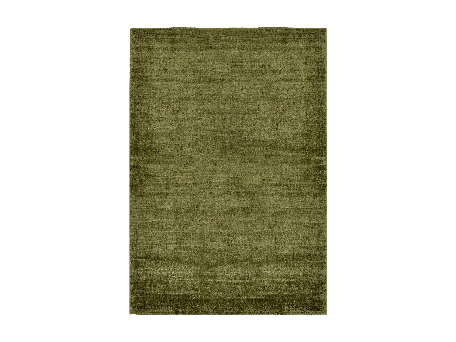Handgeweven viscose tapijt 140x200 cm mos Shine