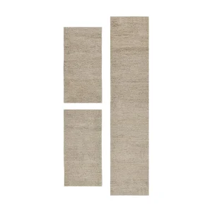 Handgeknoopt Berber tapijt van wol 70×620 cm zand Taza Royal Handgeknoopt Berber tapijt van wol 70×620 cm zand Taza Royal