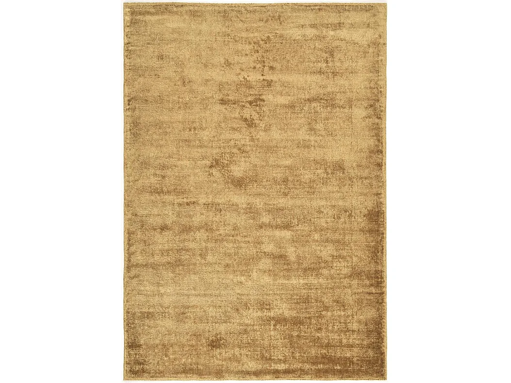 Handgeweven viscose tapijt 140x200 cm kameel Shine
