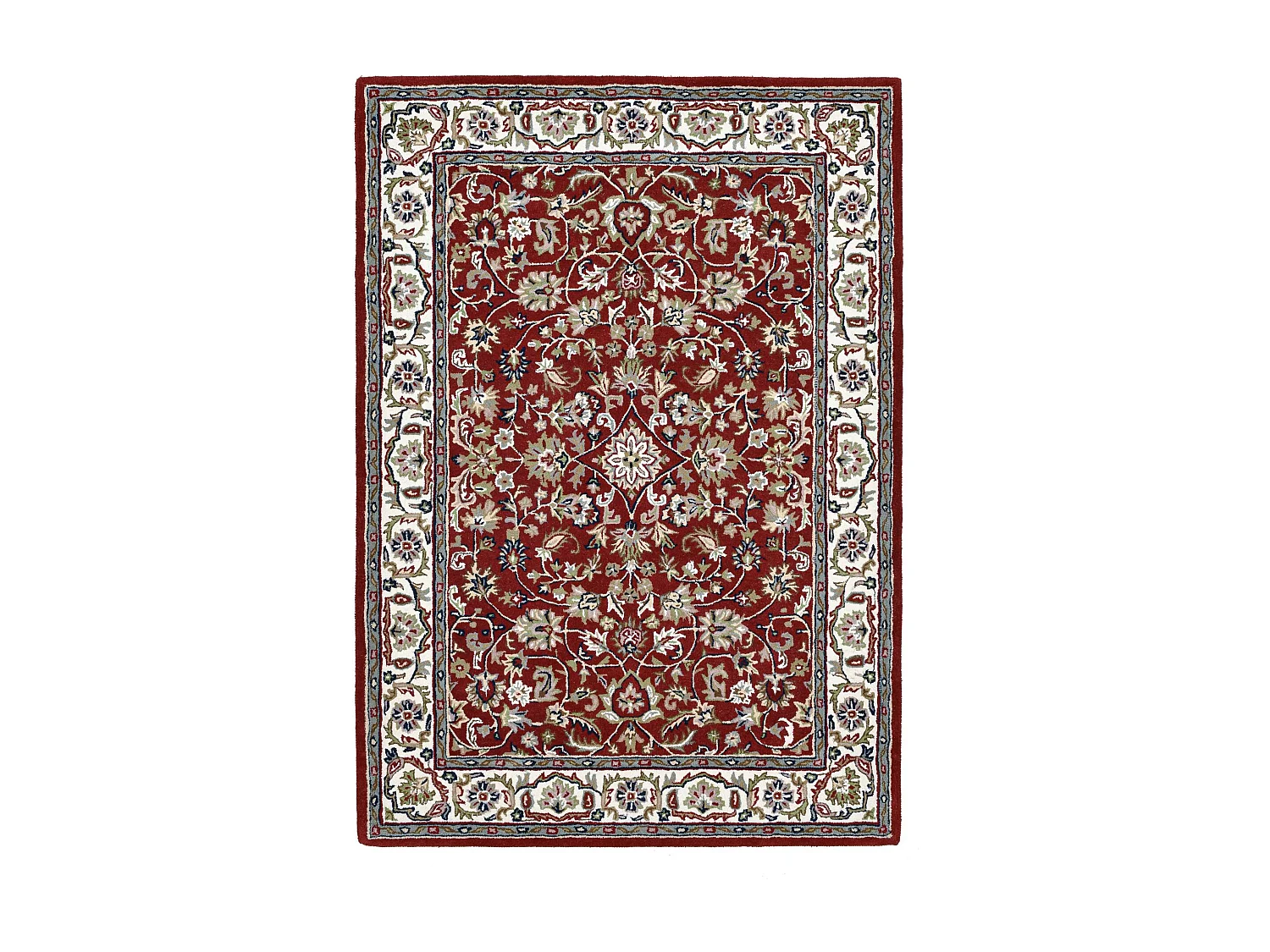 Handgetuft tapijt van wol 170x240 cm rood Royal Orient