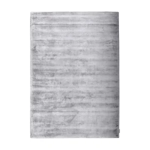 Handgeweven viscose tapijt 160×230 cm grijs Shine