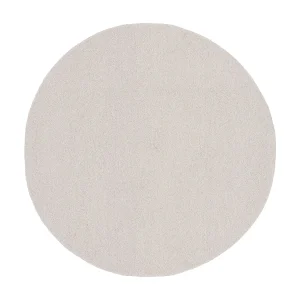 Handgetuft wollen tapijt in Berberse stijl 150×150 cm natuurlijk wit Royal Berber