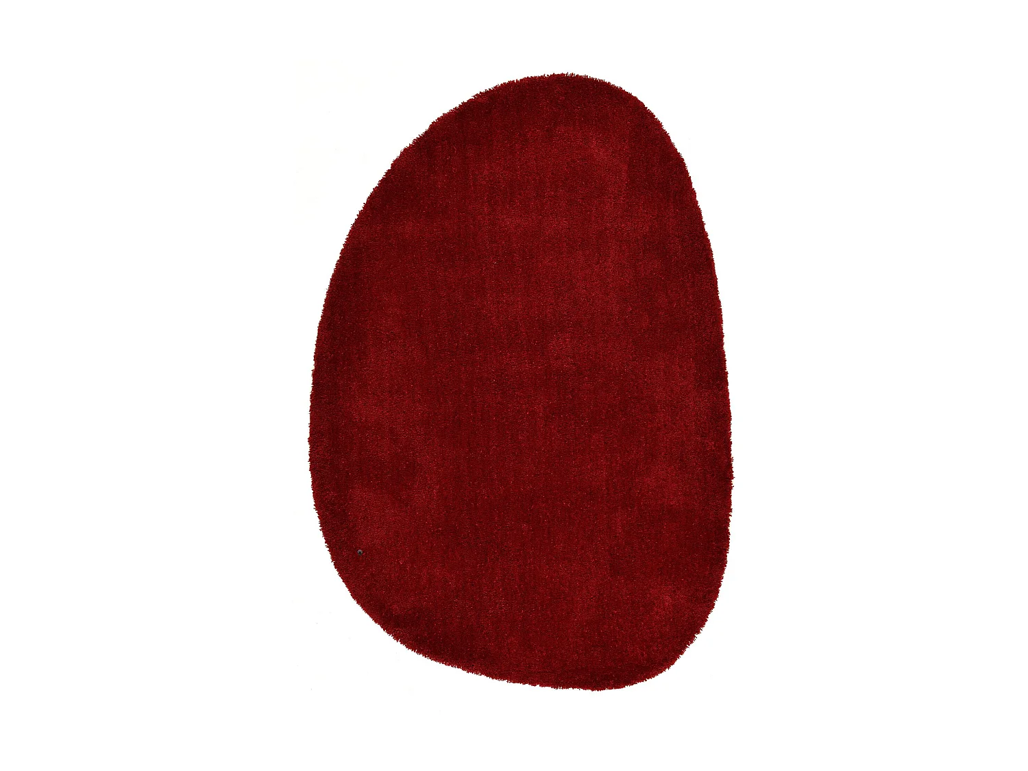 Handgetuft shaggy tapijt 135x200 cm rood Cozy
