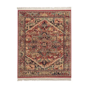 Geweven oosters tapijt van wol  300×380 cm rood multi Saharna