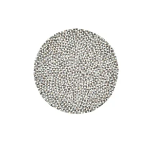 Handgemaakt viltbal-tapijt 190×190 cm natuurlijk multi Felty 2.2 Handgemaakt viltbal-tapijt 190×190 cm natuurlijk multi Felty 2.2