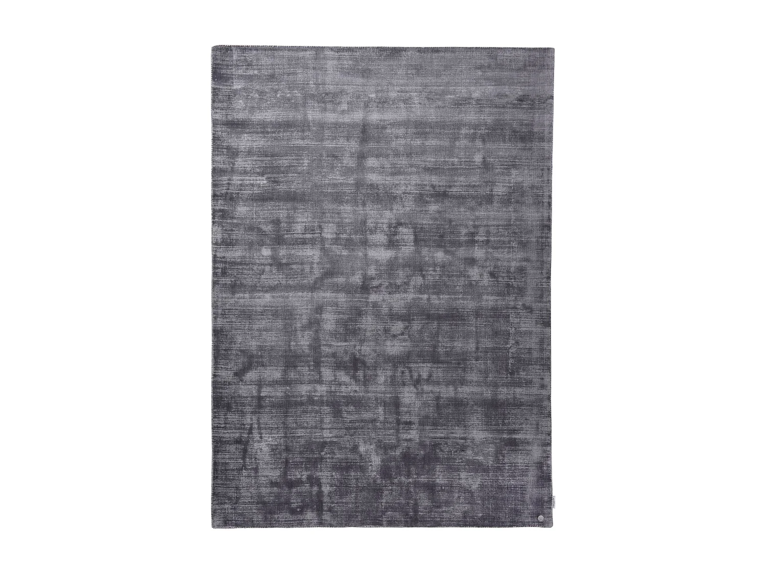 Handgeweven viscose tapijt 250x350 cm antraciet Shine