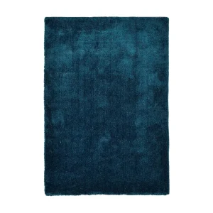 Handgetuft shaggy tapijt 160×230 cm petrol Cozy