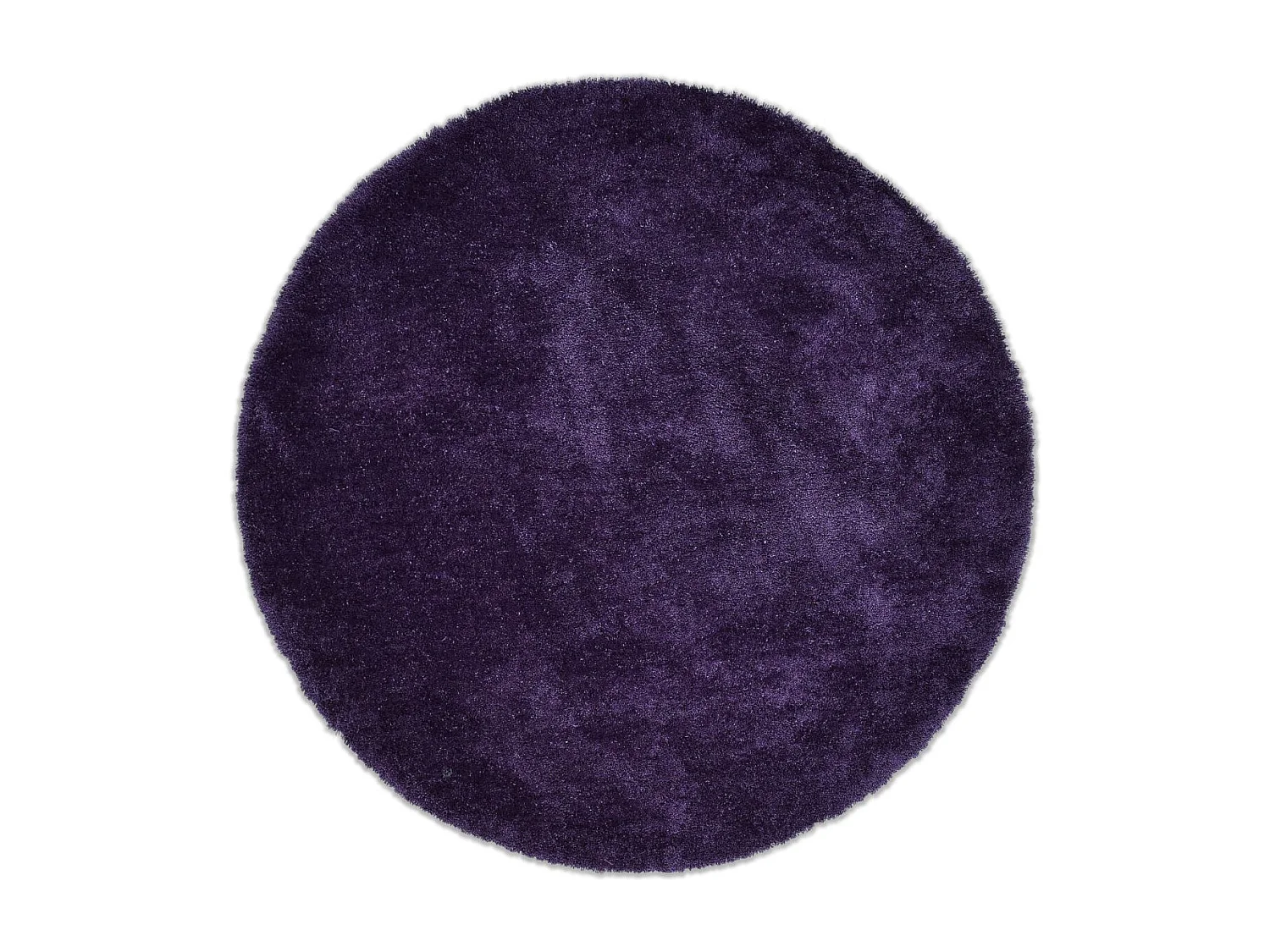 Handgetuft shaggy tapijt 190x190 cm purple Cozy