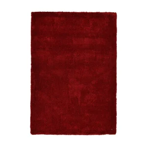 Handgetuft shaggy tapijt 140×200 cm rood Cozy