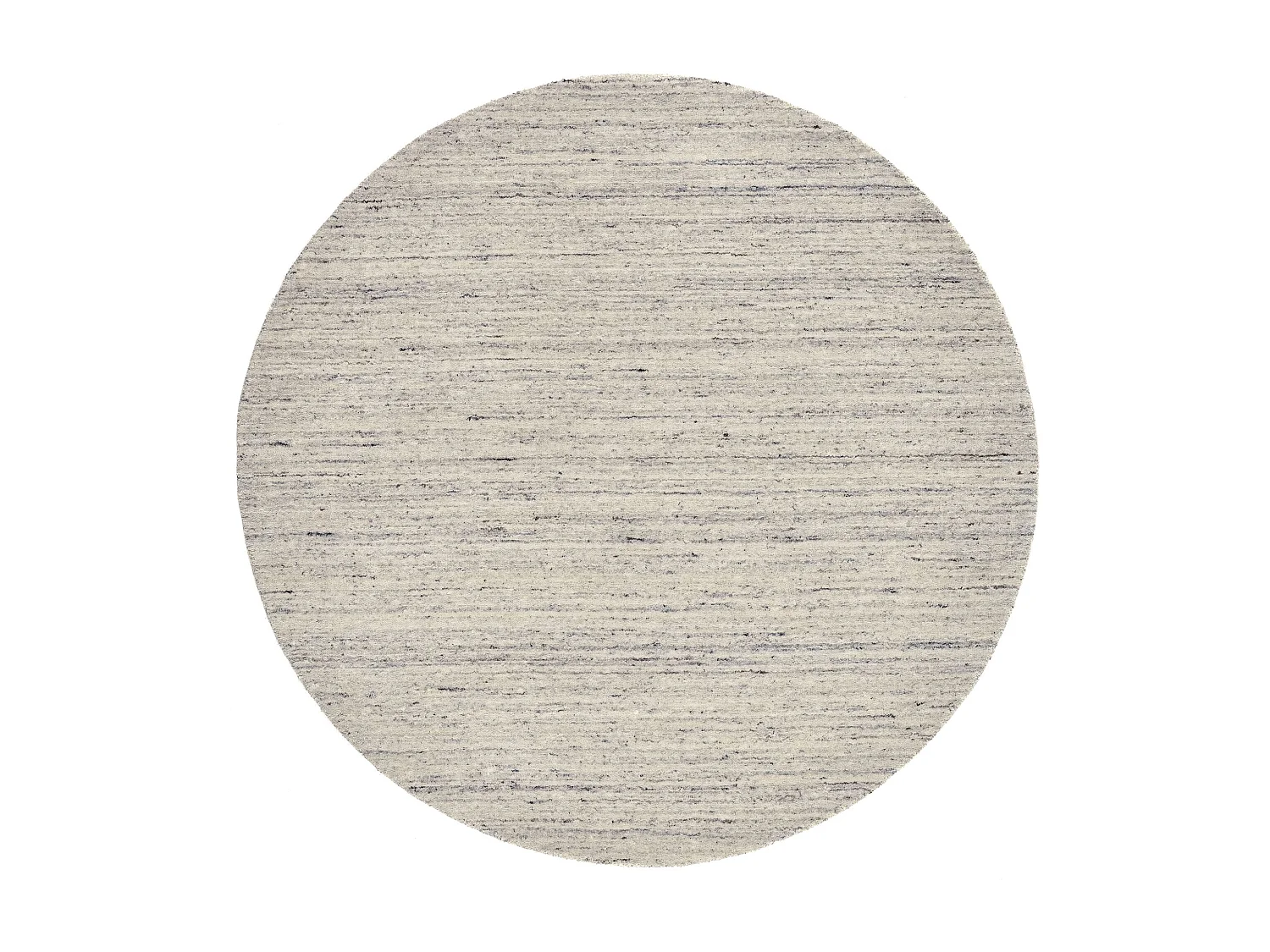 Handgeweven UNI wollen tapijt 100x100 cm natuurlijk grijs Pure