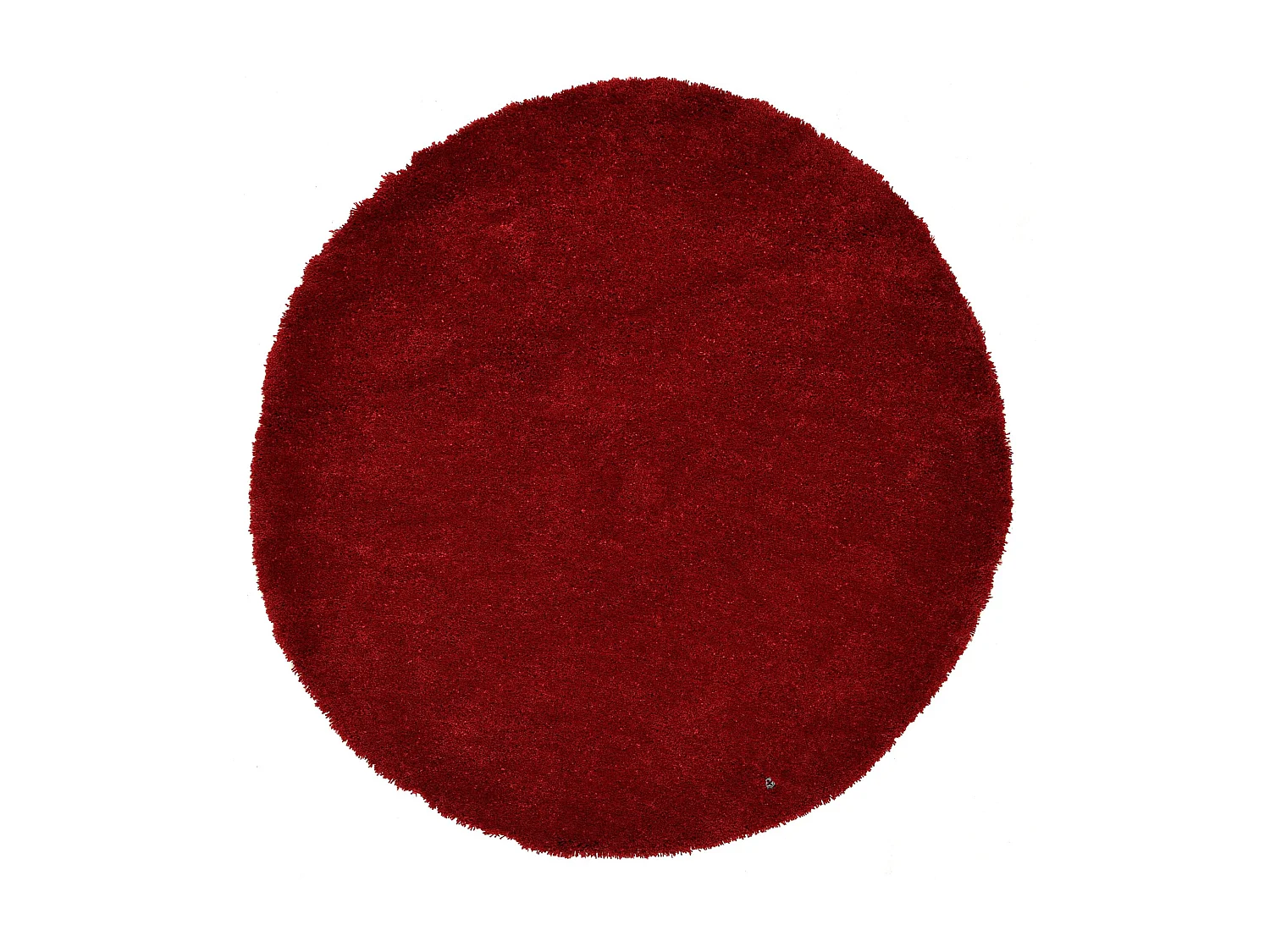 Handgetuft shaggy tapijt 140x140 cm rood Cozy