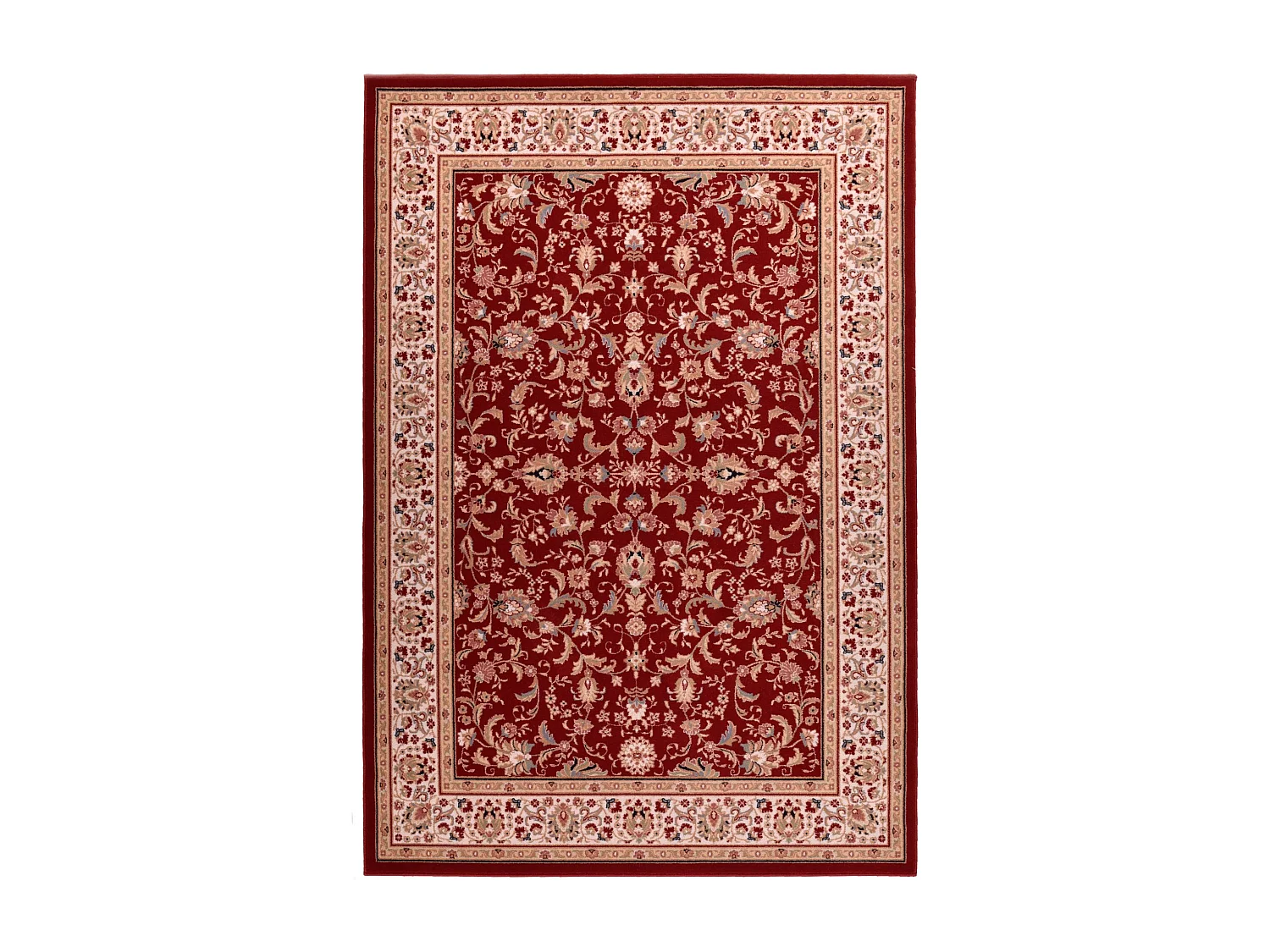 Geweven oosters tapijt met rand 80x150 cm rood Dolna