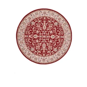 Geweven oosters tapijt met rand 240×240 cm rood Dolna Geweven oosters tapijt met rand 240×240 cm rood Dolna
