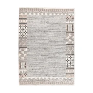 Handgeknoopt wollen tapijt 190×290 cm beige natuur Nakarta Handgeknoopt wollen tapijt 190×290 cm beige natuur Nakarta