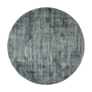 Handgeweven tapijt van viscose 190×190 cm lichtturquoise Star