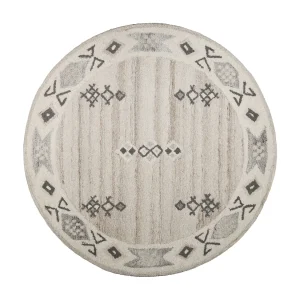 Handgetuft wollen tapijt in Berberse stijl 100×100 cm melange Royal Berber