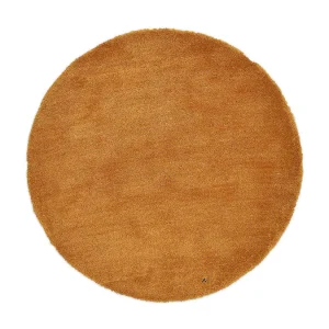 Handgetuft shaggy tapijt 140×140 cm goud Cozy Handgetuft shaggy tapijt 140×140 cm goud Cozy