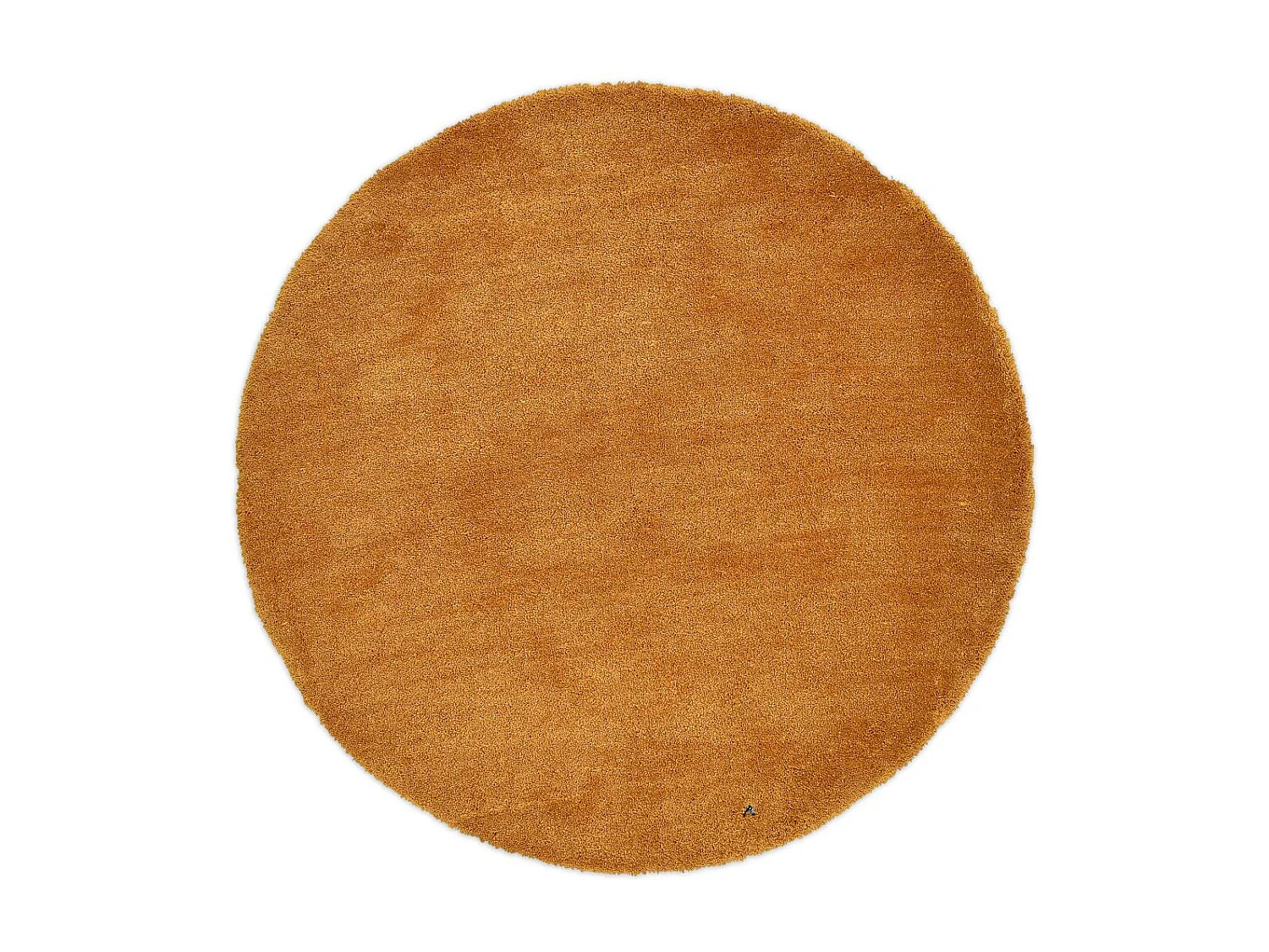 Handgetuft shaggy tapijt 140x140 cm goud Cozy