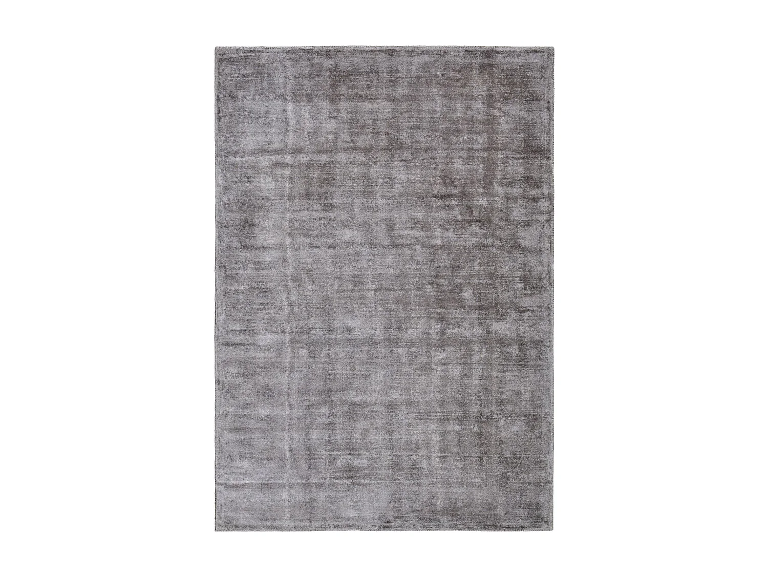 Handgeweven viscose tapijt 140x200 cm grijs Shine