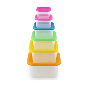 Herzberg HGSFS6N1 6-delige voedselopbergdoos set Herzberg HGSFS6N1 6-delige voedselopbergdoos set