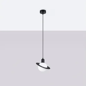 Hanglampen Gloxo modern van – 1 lichtbronnen 4000K – L.20 x H.125 cm – zwart Hanglampen Gloxo modern van – 1 lichtbronnen 4000K – L.20 x H.125 cm – zwart