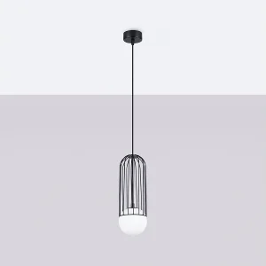 Hanglampen Zynex modern van – 1 lichtbronnen 4000K – L.12 x H.115 cm – zwart Hanglampen Zynex modern van – 1 lichtbronnen 4000K – L.12 x H.115 cm – zwart