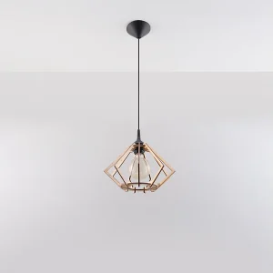 Hanglampen Citrubloom Scandinavisch van – 1 lichtbronnen 4000K – L.27,5 x H.90 cm – natuurlijk hout Hanglampen Citrubloom Scandinavisch van – 1 lichtbronnen 4000K – L.27,5 x H.90 cm – natuurlijk hout