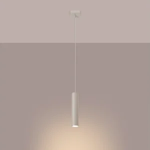 Hanglamp Toris zolder van – 1 lichtbronnen 3000K – L.8 x H.118 cm – beige Hanglamp Toris zolder van – 1 lichtbronnen 3000K – L.8 x H.118 cm – beige