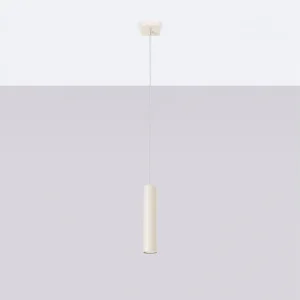 Hanglamp Toris zolder van – 1 lichtbronnen 4000K – L.8 x H.118 cm – beige Hanglamp Toris zolder van – 1 lichtbronnen 4000K – L.8 x H.118 cm – beige