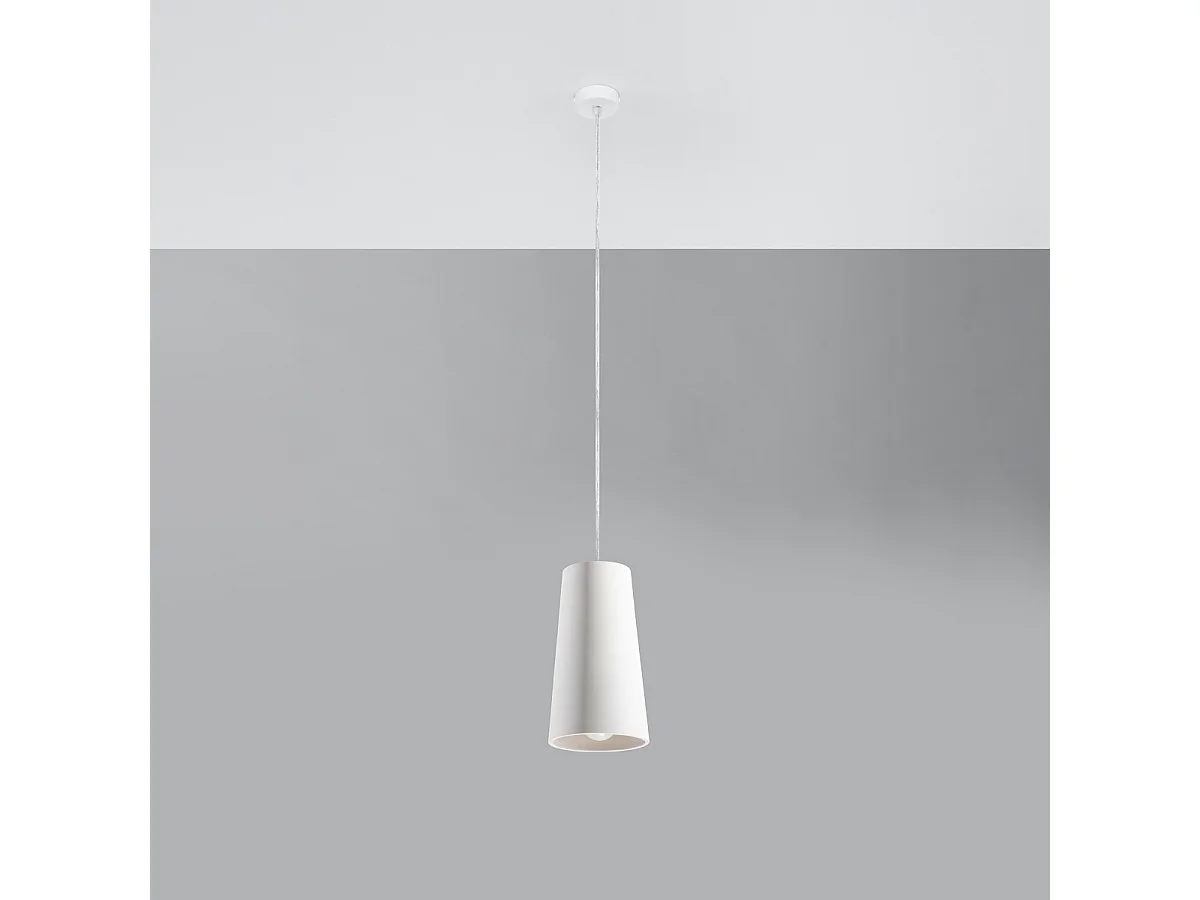Hanglampen Speim modern van - 1 lichtbronnen 4000K - L.16 x H.128 cm - wit